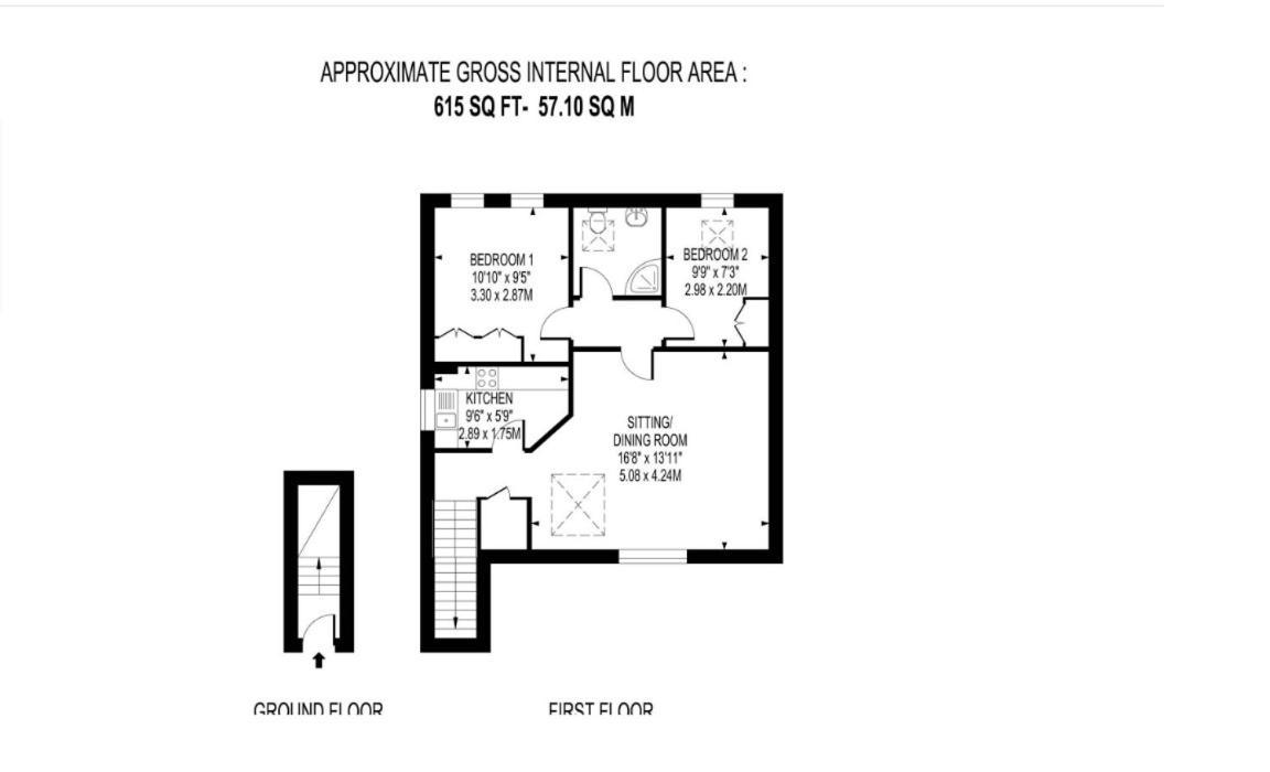 Weybridge - 2 Bed - Parking Διαμέρισμα Εξωτερικό φωτογραφία